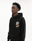 Kenzo Hoodie Wild Tiger Embroidered Black