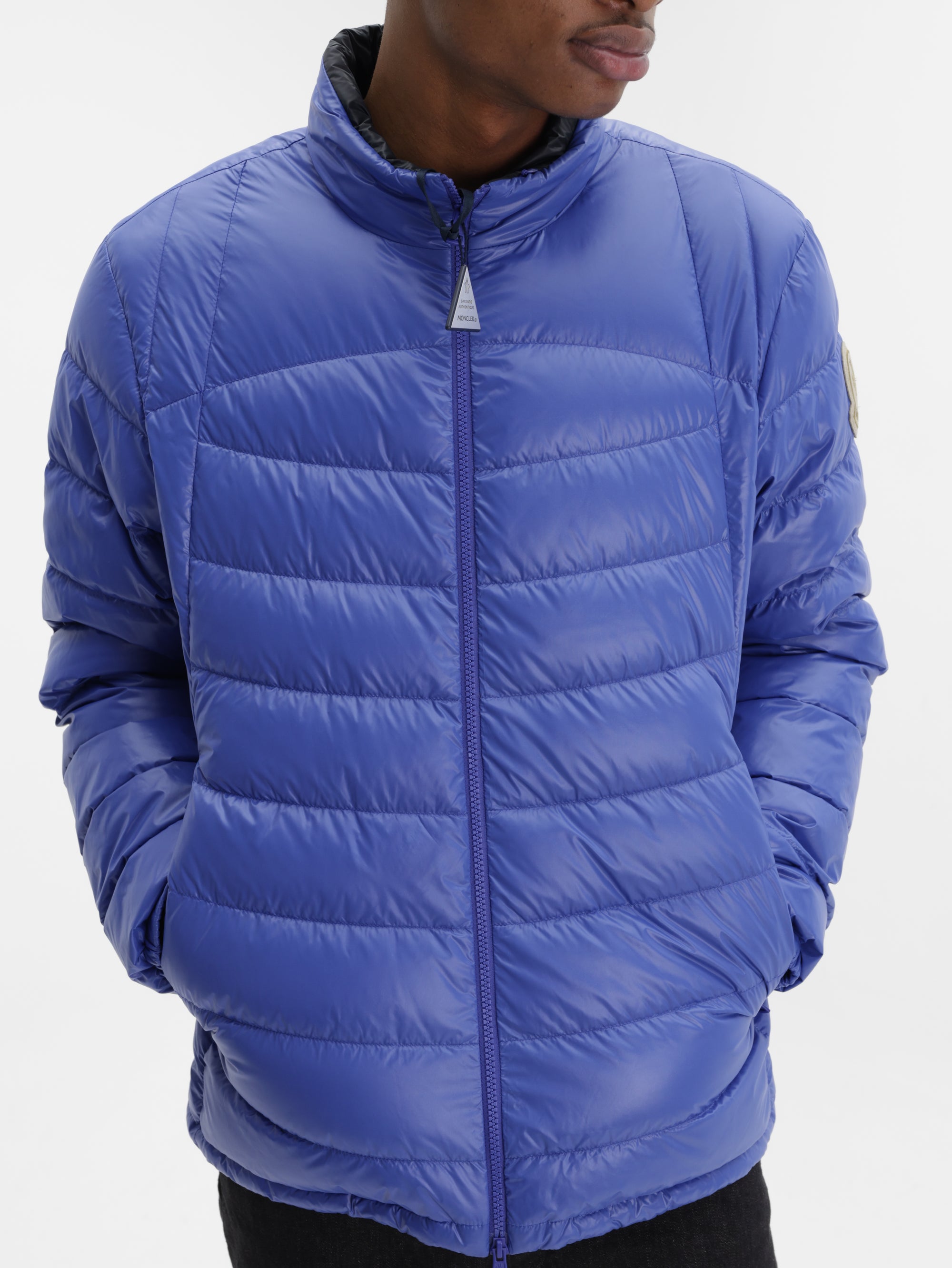 Moncler Jacket Zip Up Blue-Black