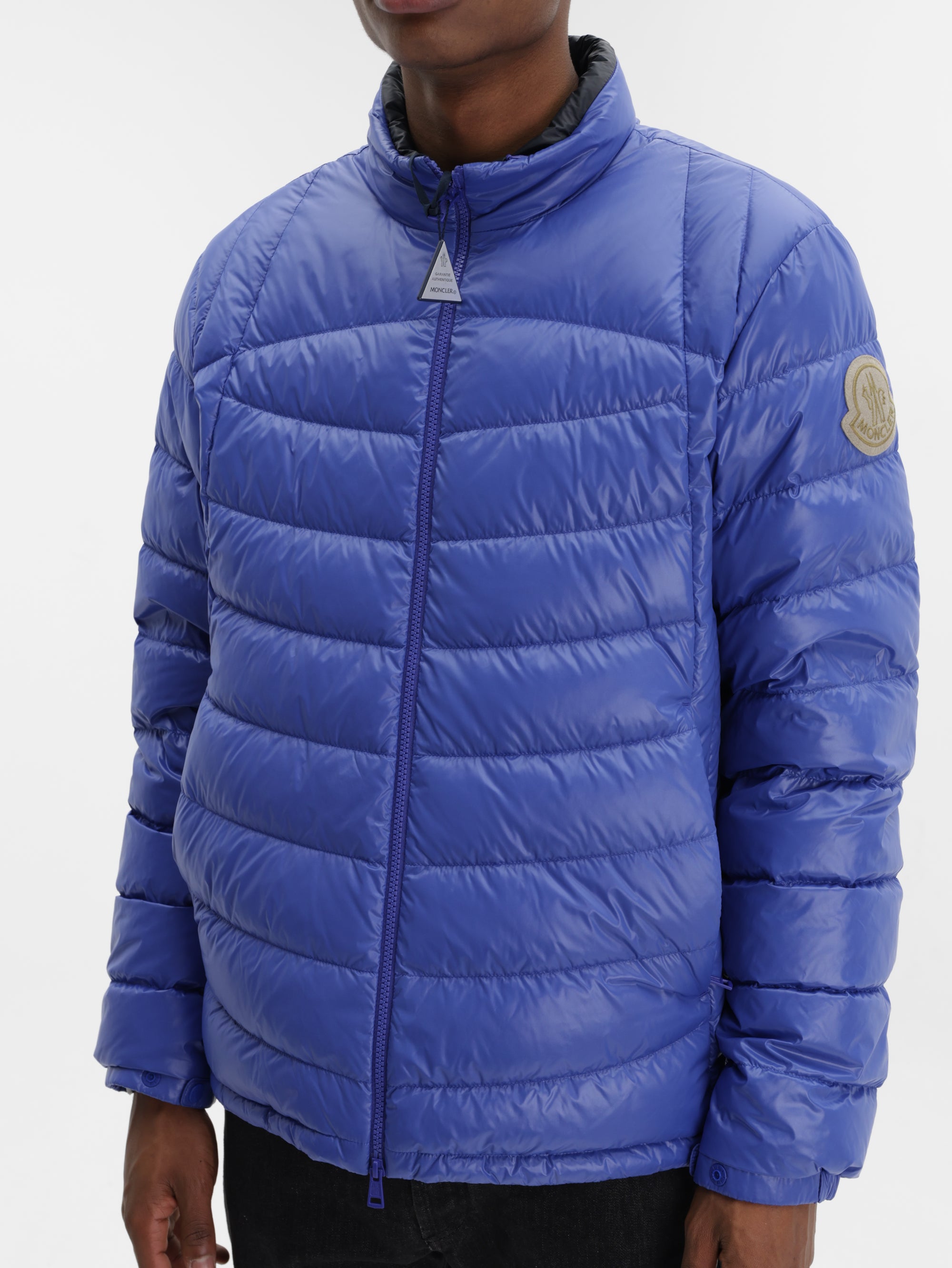 Moncler Jacket Zip Up Blue-Black