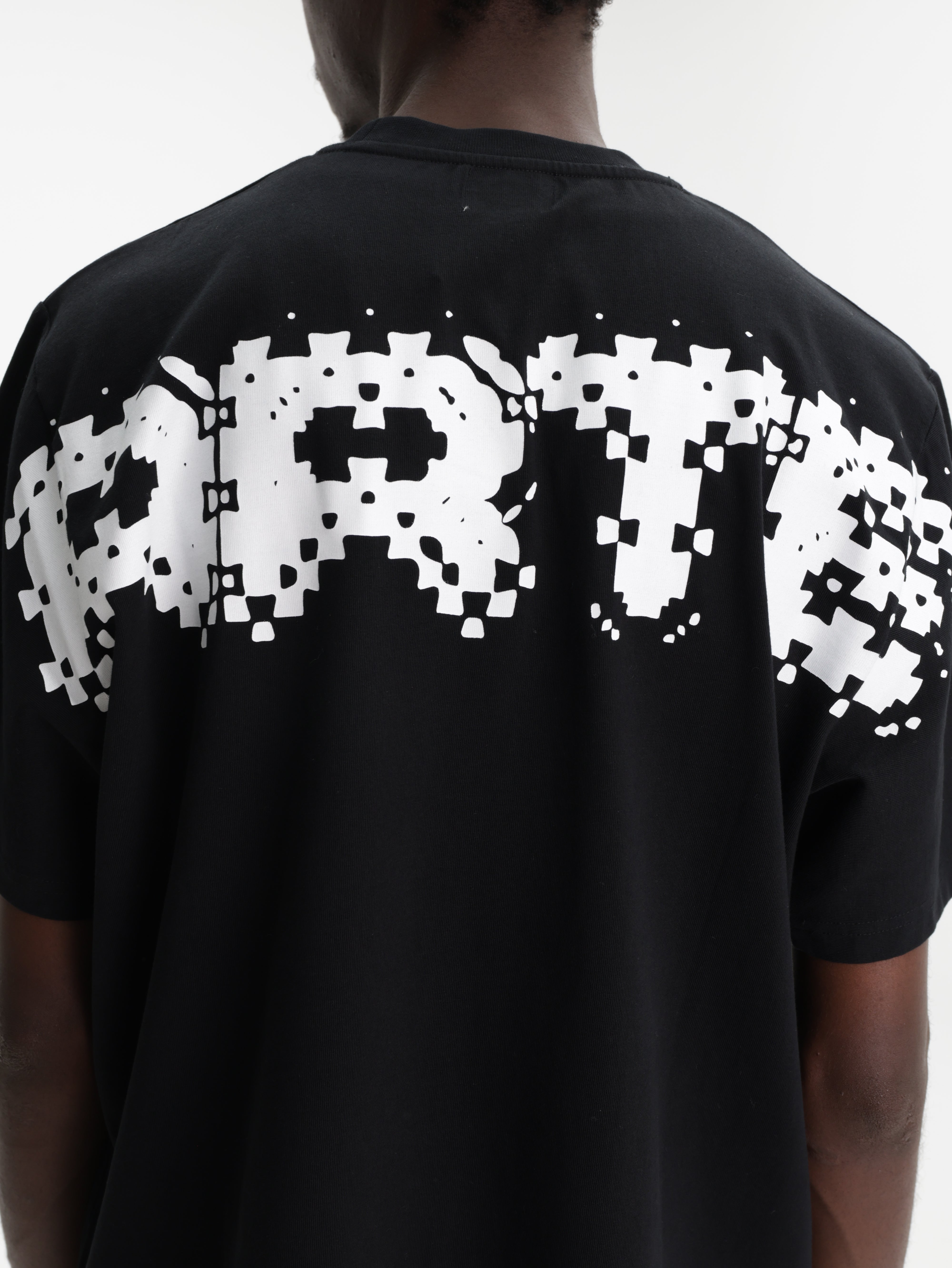 Arte Pixel Back T-Shirt Black - AL Capone Premium
