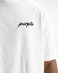 Purple T-Shirt Oversized Off White