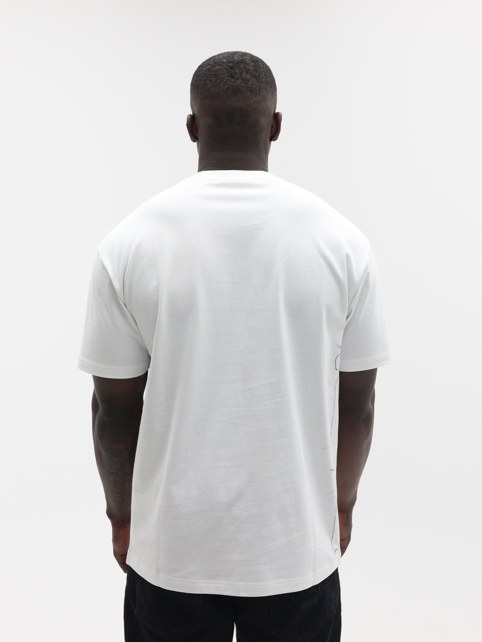 Givenchy T-Shirt Toil Blanche Logo White