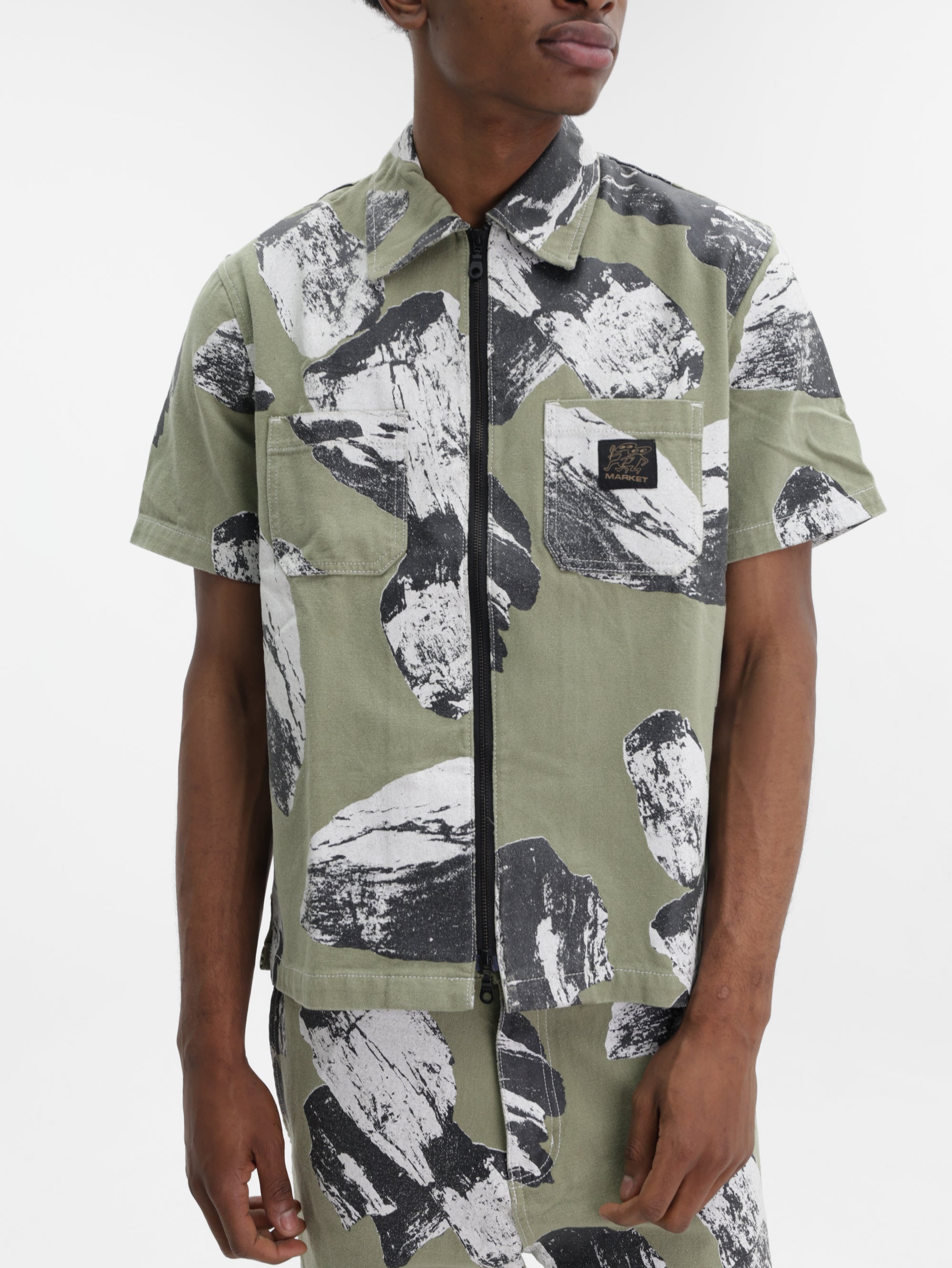 Market Shirt Talus Work Moss