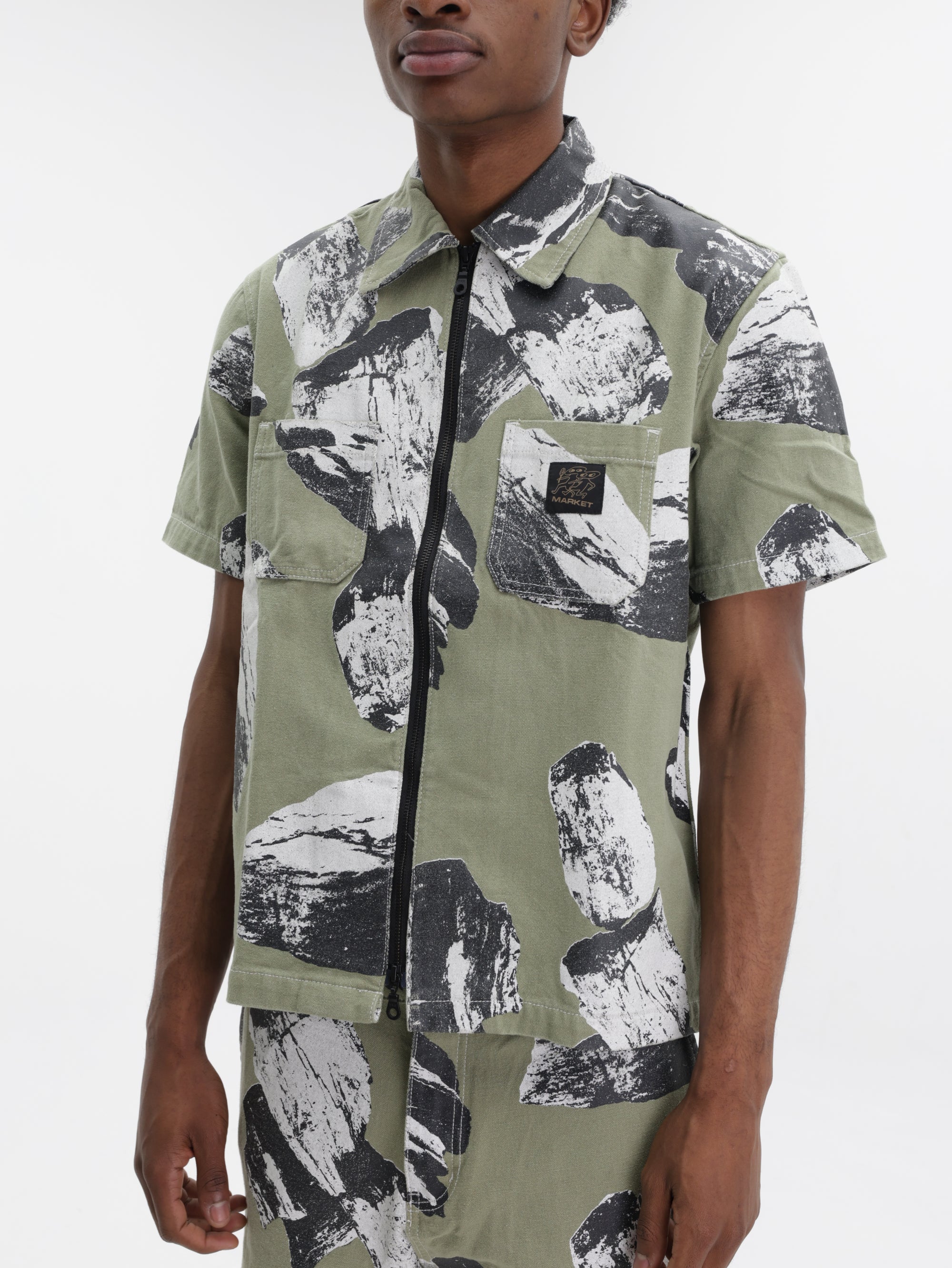 Market Shirt Talus Work Moss