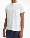 Purple T-Shirt Clean Knitwear Pocket White