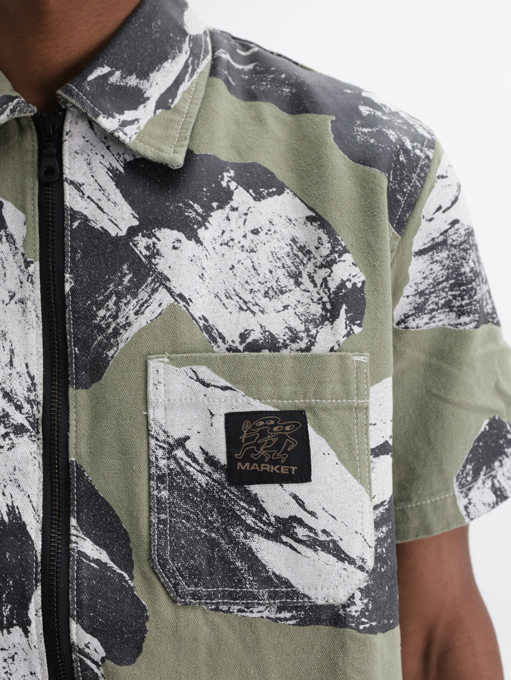 Market Shirt Talus Work Moss