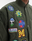 Market Jacket Logo Patchwork Green