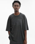 Maison Margiela Numerical Logo T-shirt Washed Black