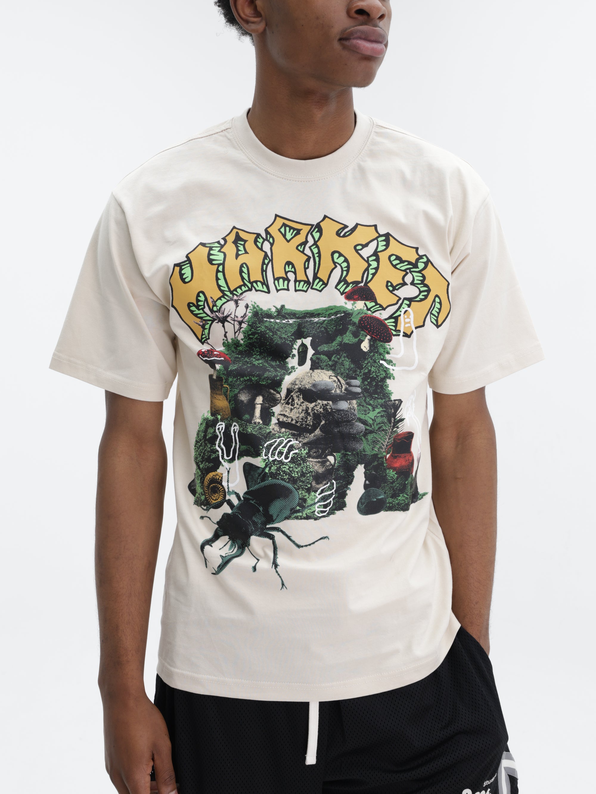 Market T-Shirt Grotto Logo Ecru