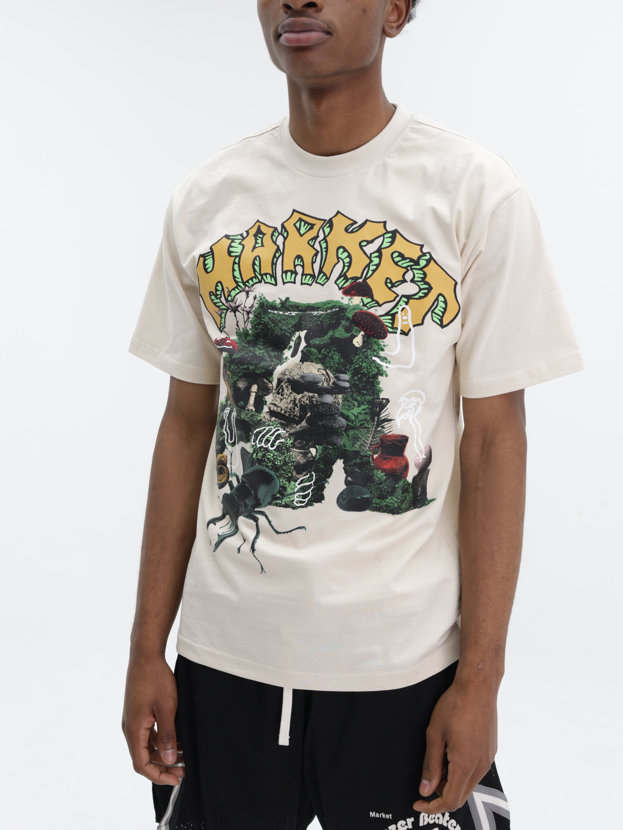 Market T-Shirt Grotto Logo Ecru