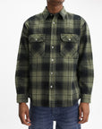 Purple Shirt Plaid Flannel Green
