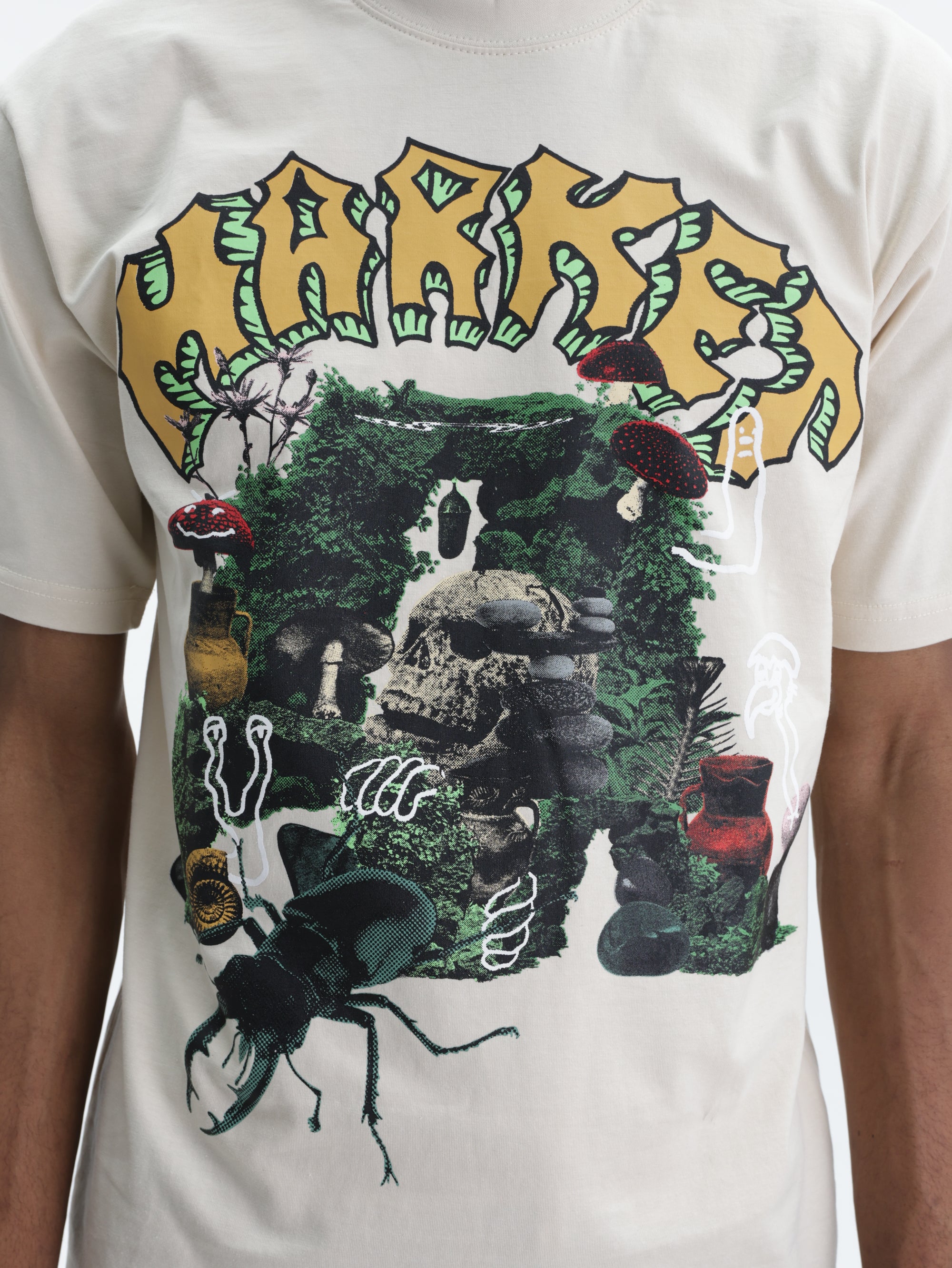 Market T-Shirt Grotto Logo Ecru
