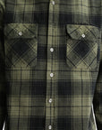 Purple Shirt Plaid Flannel Green