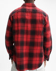 Purple Shirt Plaid Flannel Red
