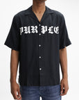 Purple Shirt Lyocell Black