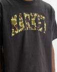 Market T-Shirt Dark Camo Washed Black