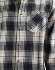 Purple Shirt Plaid Western Brown