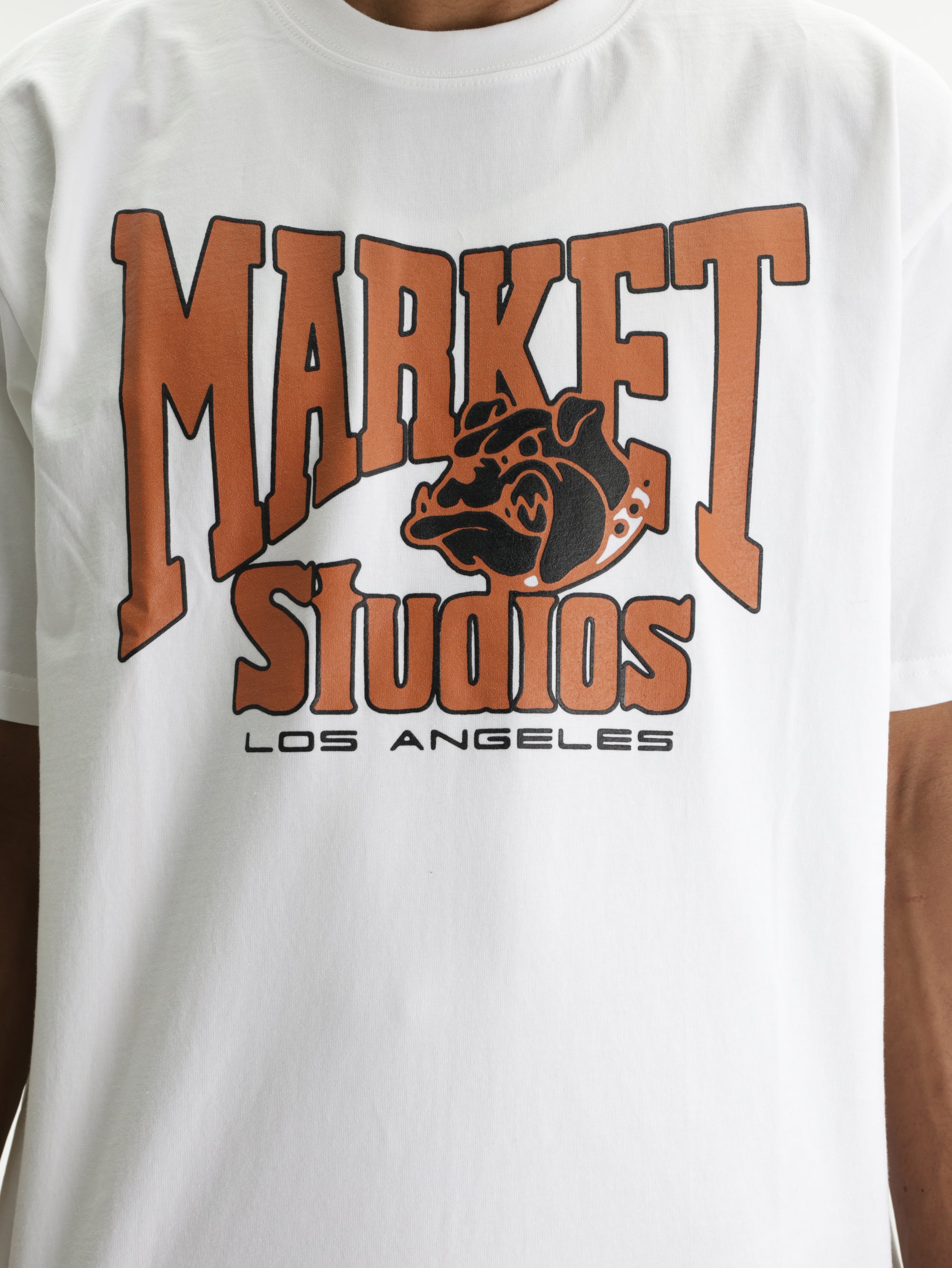Market T-Shirt Bulldogs White