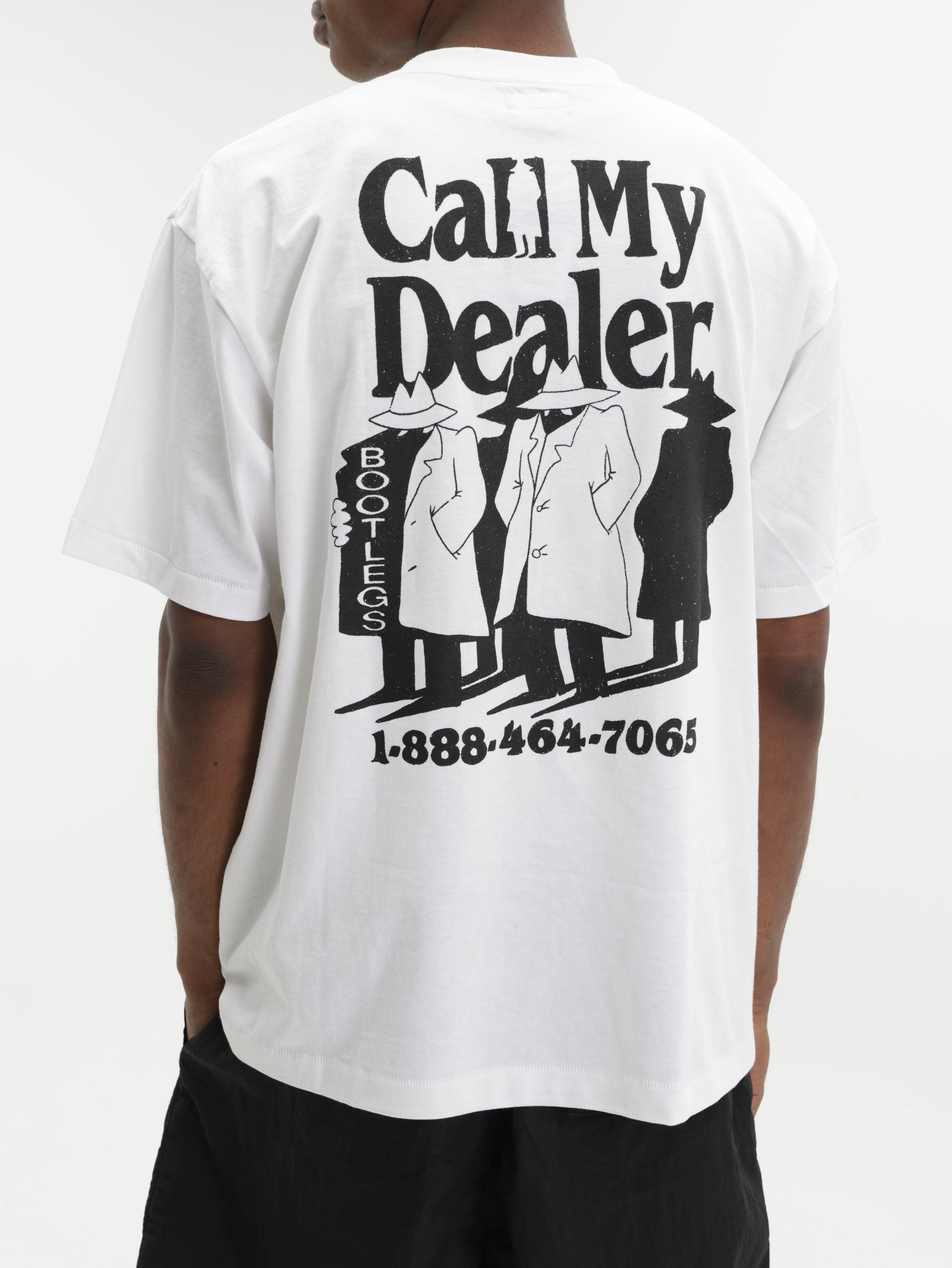 Market T-Shirt Call My Dealer White
