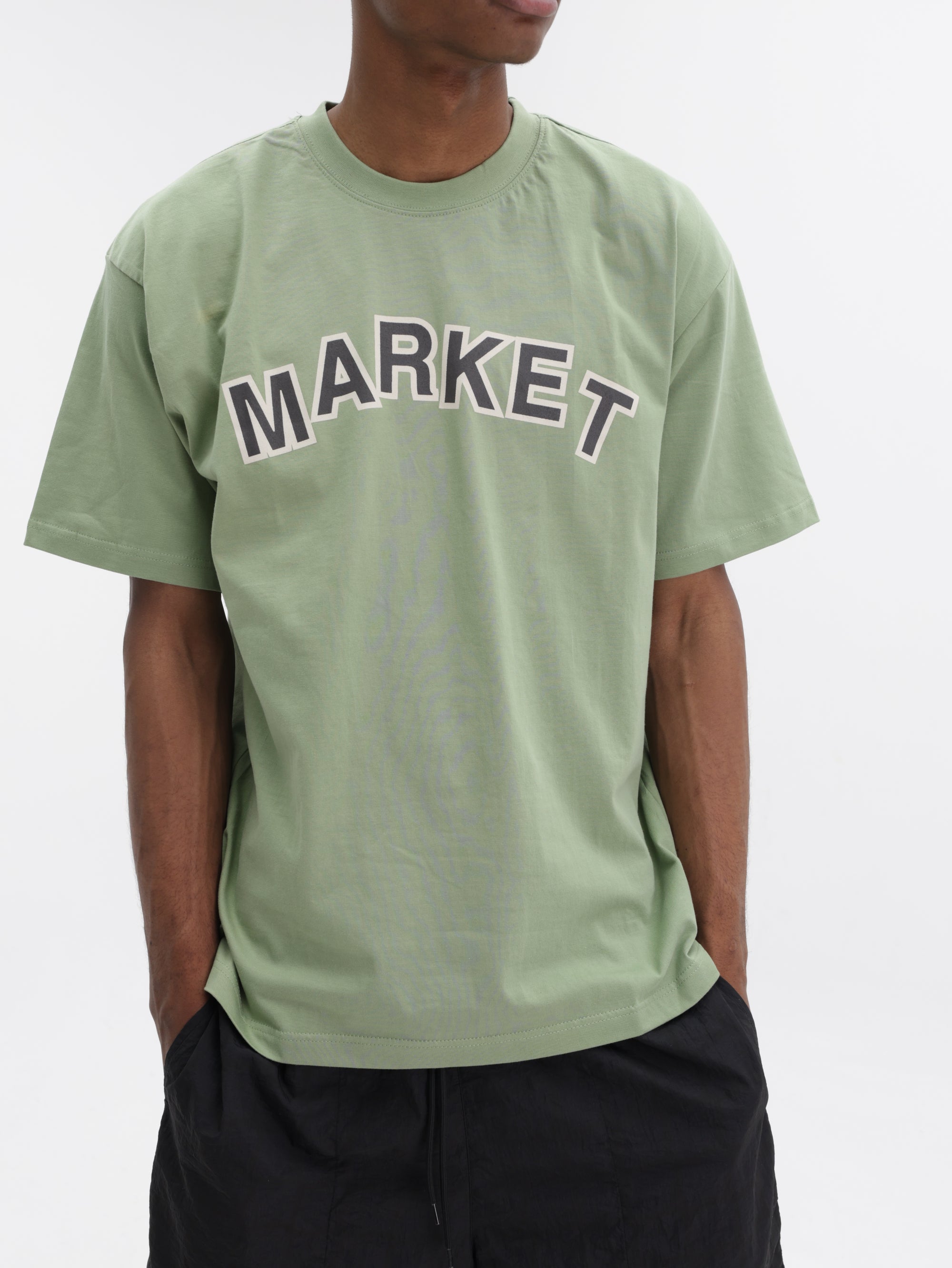 Market T-Shirt Community Garden Logo Basil