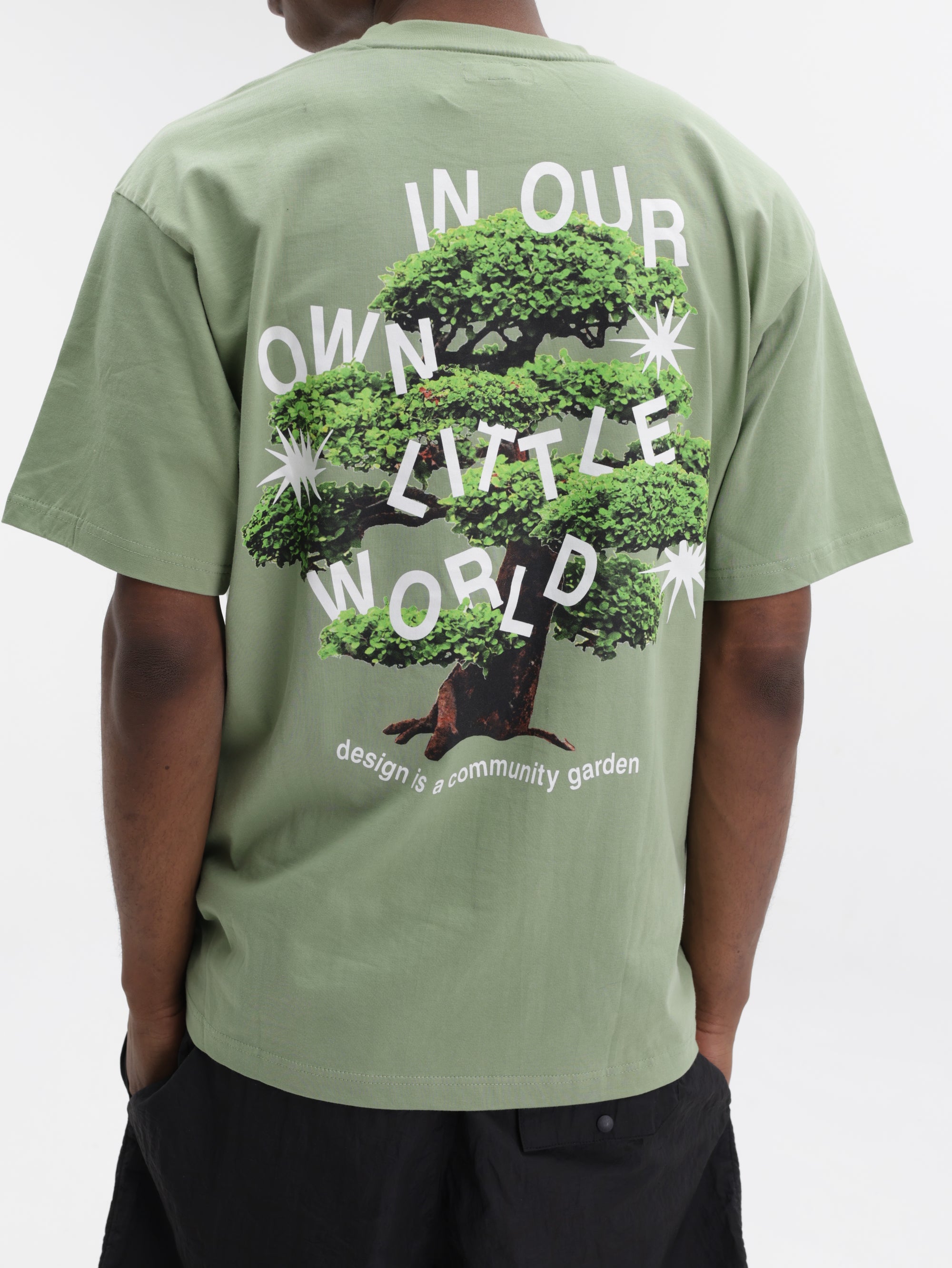 Market T-Shirt Community Garden Logo Basil