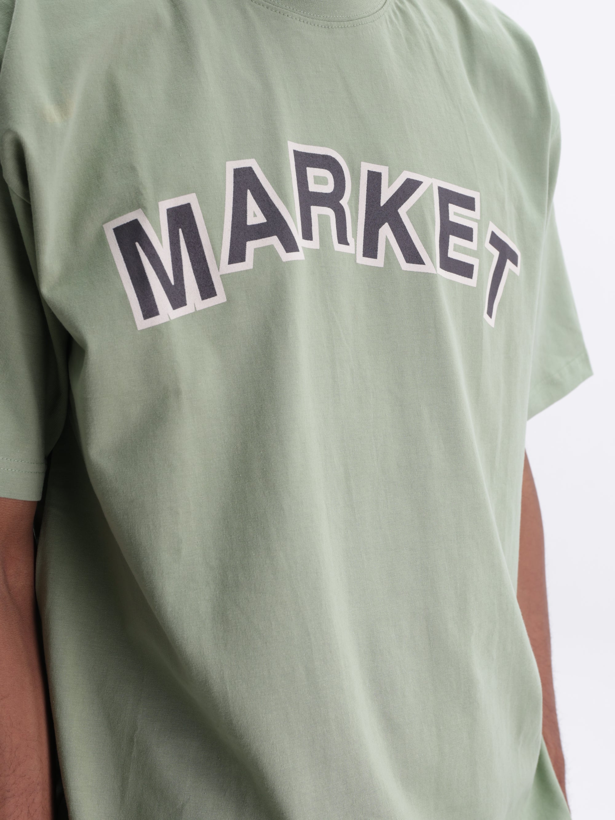 Market T-Shirt Community Garden Logo Basil