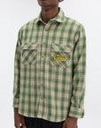 Market Shirt Check Green-Beige
