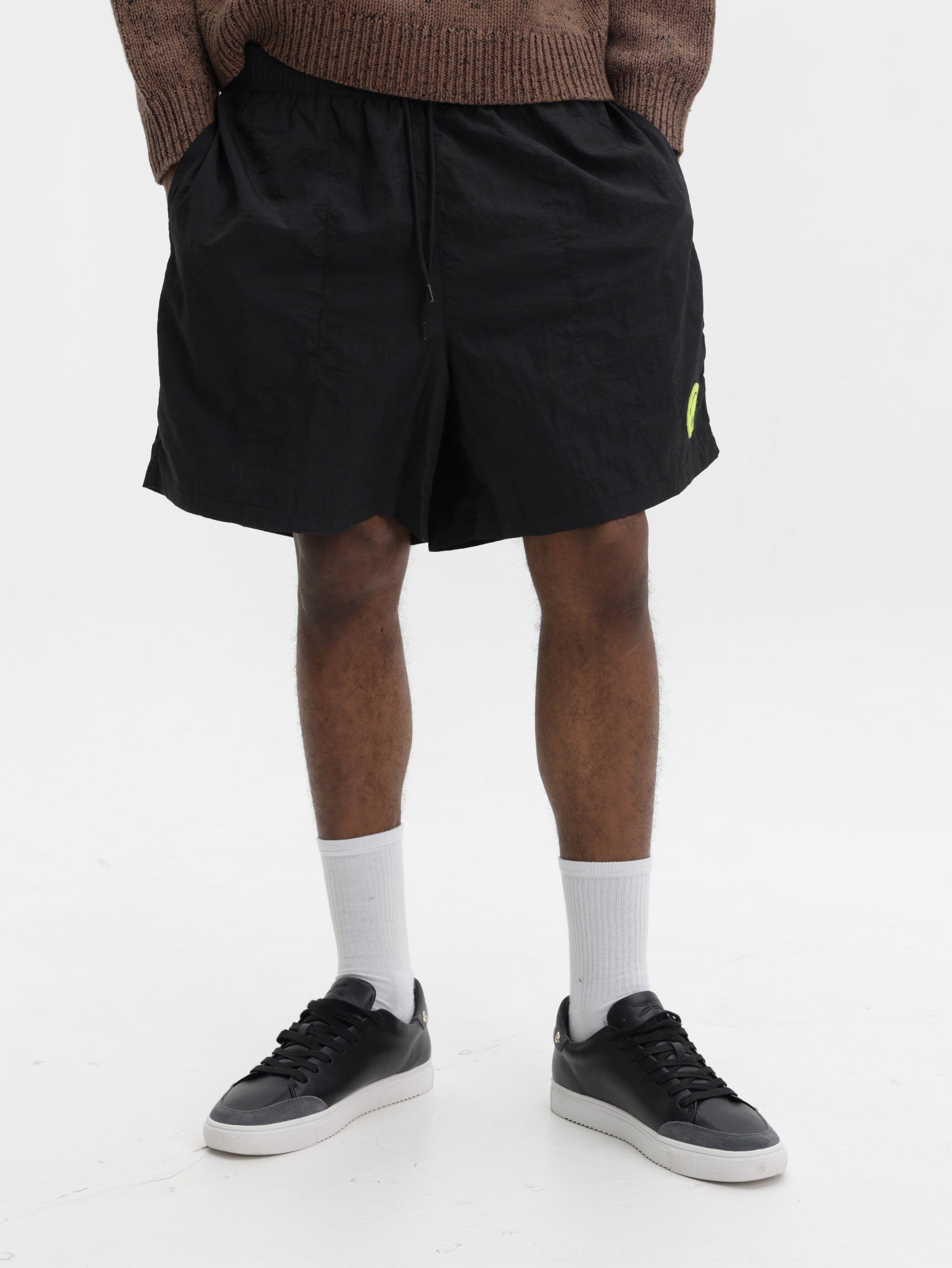 Market Shorts Smiley Grand Slam Black