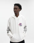 Acupuncture Hoodie Logo White