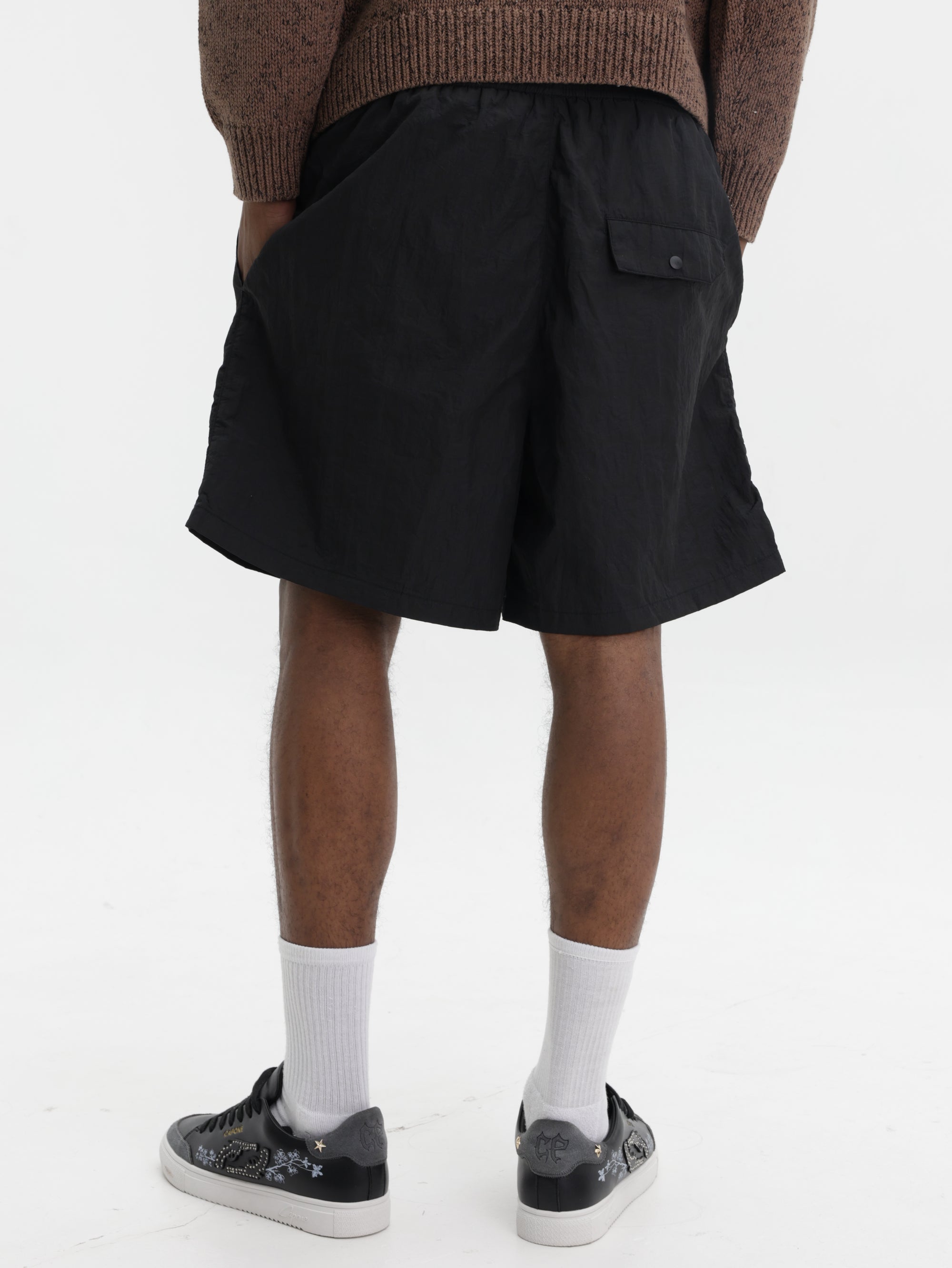 Market Shorts Smiley Grand Slam Black
