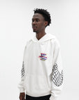 Acupuncture Hoodie Logo White
