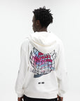 Acupuncture Hoodie Logo White