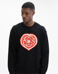 Kenzo Sweatshirt  Knitted Cotton Pullover Black