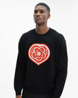 Kenzo Sweatshirt  Knitted Cotton Pullover Black