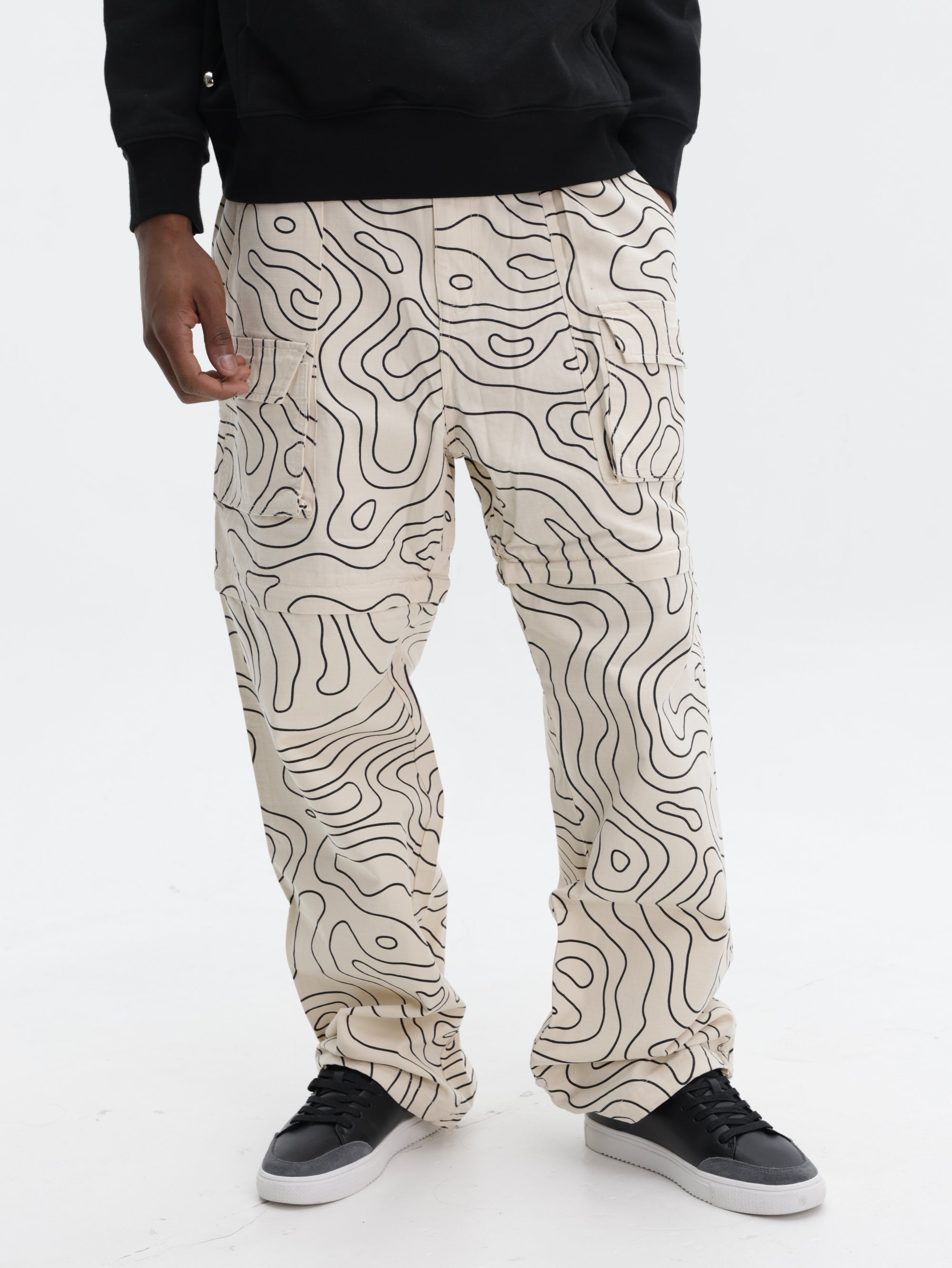 Market Pants Topo Moraine Ecru