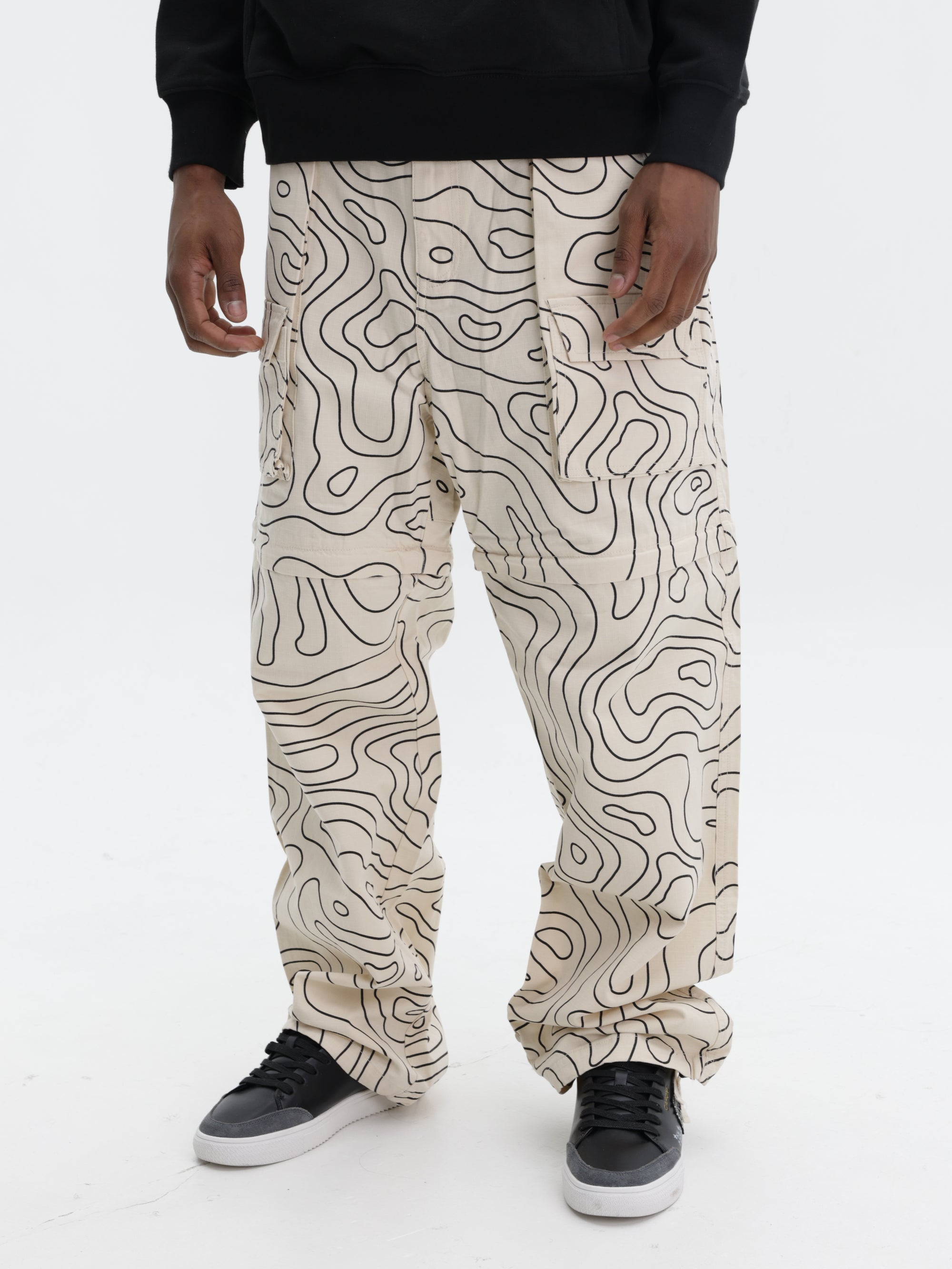 Market Pants Topo Moraine Ecru