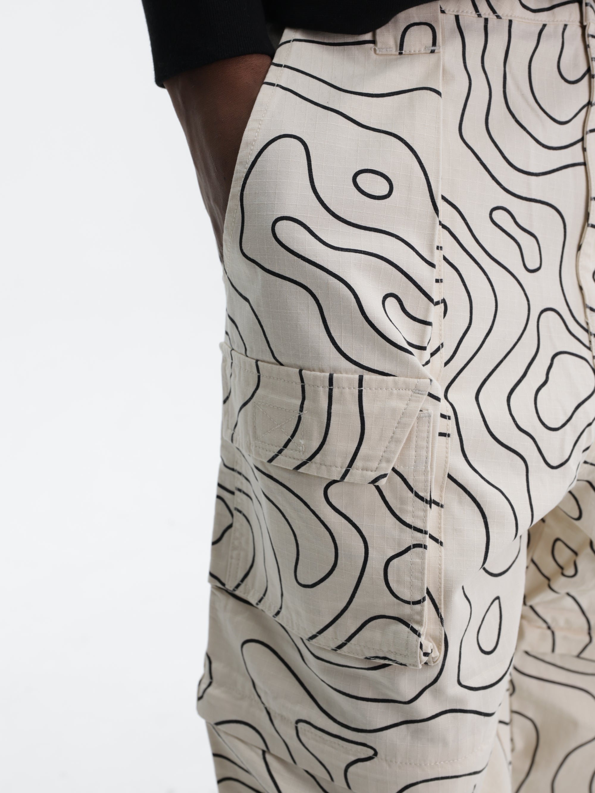 Market Pants Topo Moraine Ecru