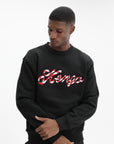 Kenzo Sweatshirt Knitted Cotton Pullover Black