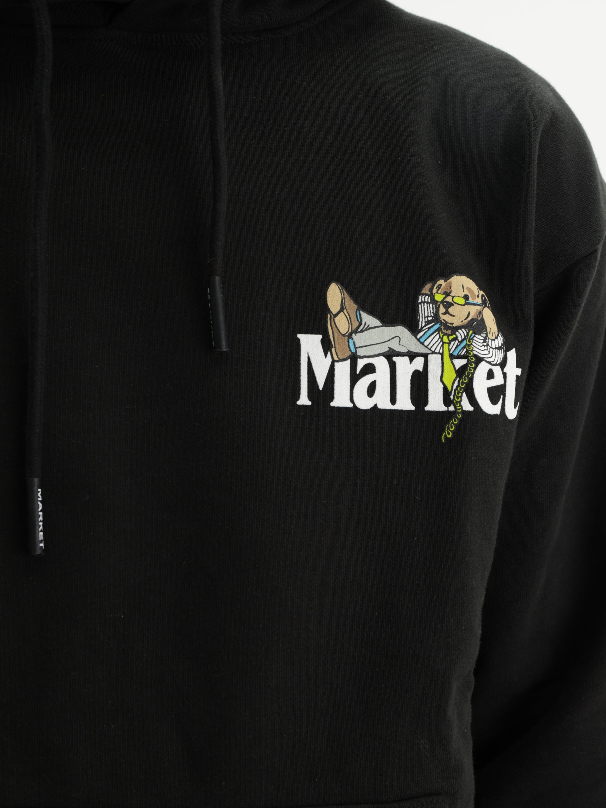 Market Hoodie Better Call Bear Black