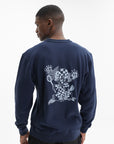 Kenzo Sweatshirt Knitted Cotton Pullover Navy