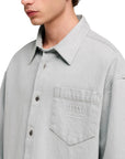 Ami Shirt Denim Javel Grey - 3