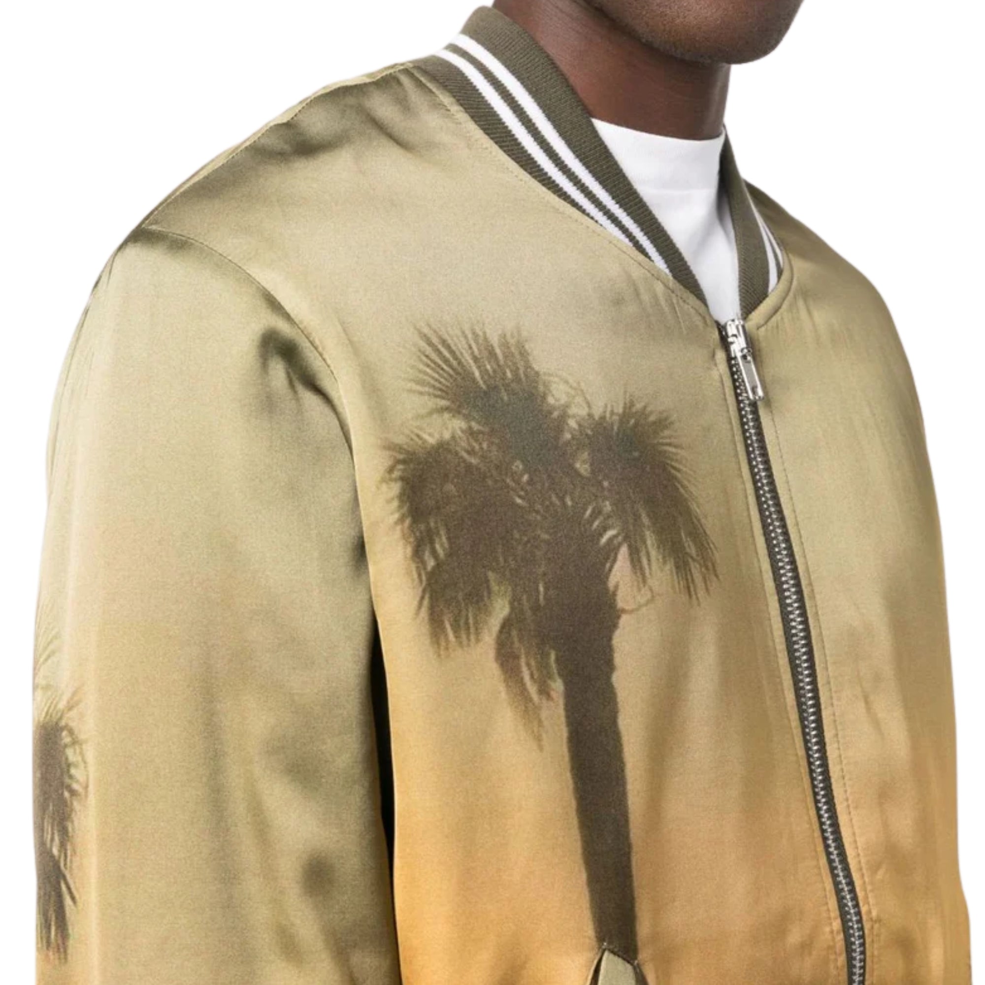 Blue Sky Inn Jacket Palm Print Sand