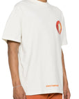 Msgm T-Shirt Caution Hot White