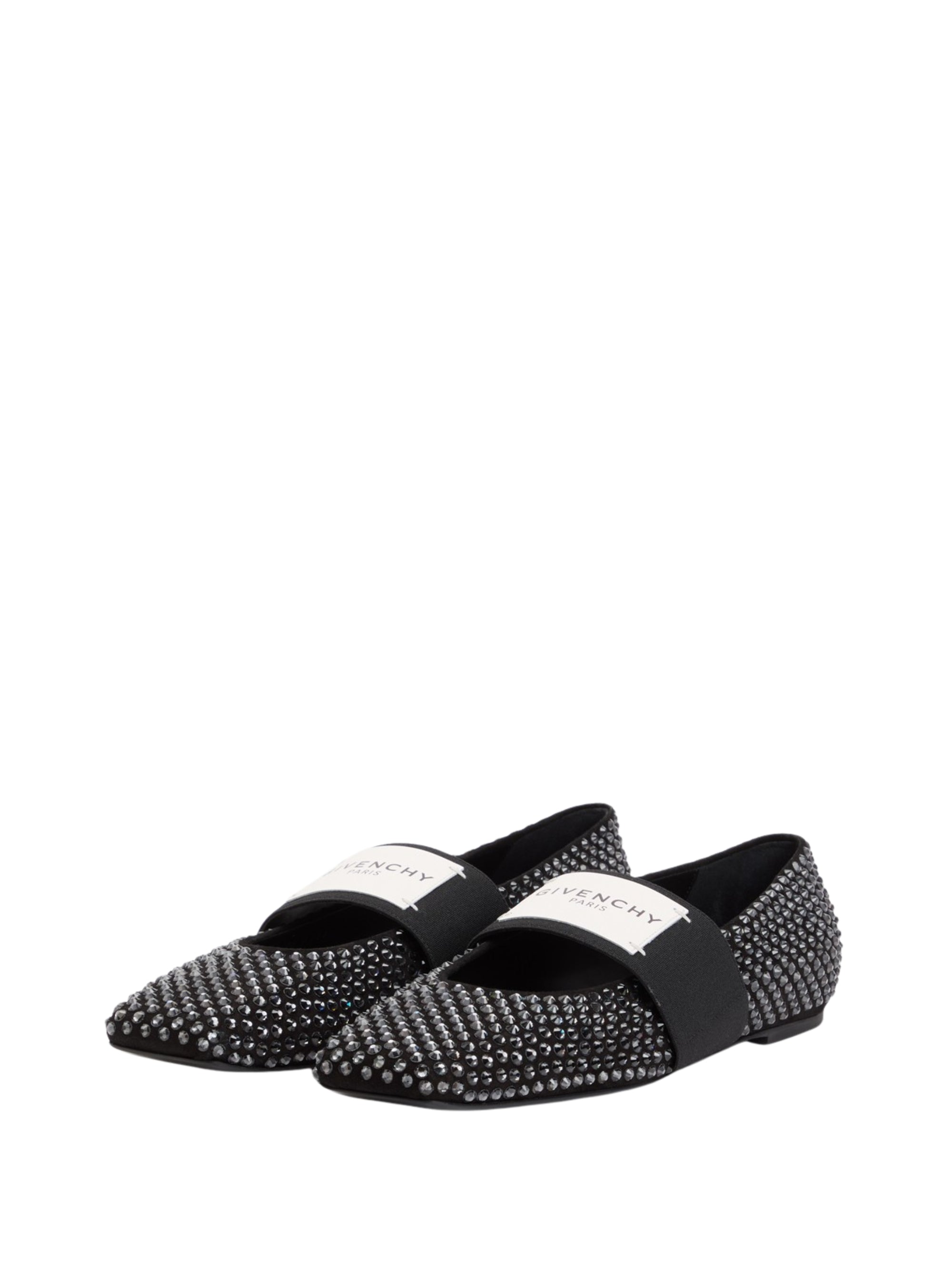 Givenchy Shoe Gs97 Squared Ballerina Black
