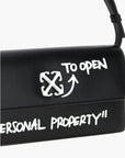 Off-White Bag Arrow  Logo Strap Black