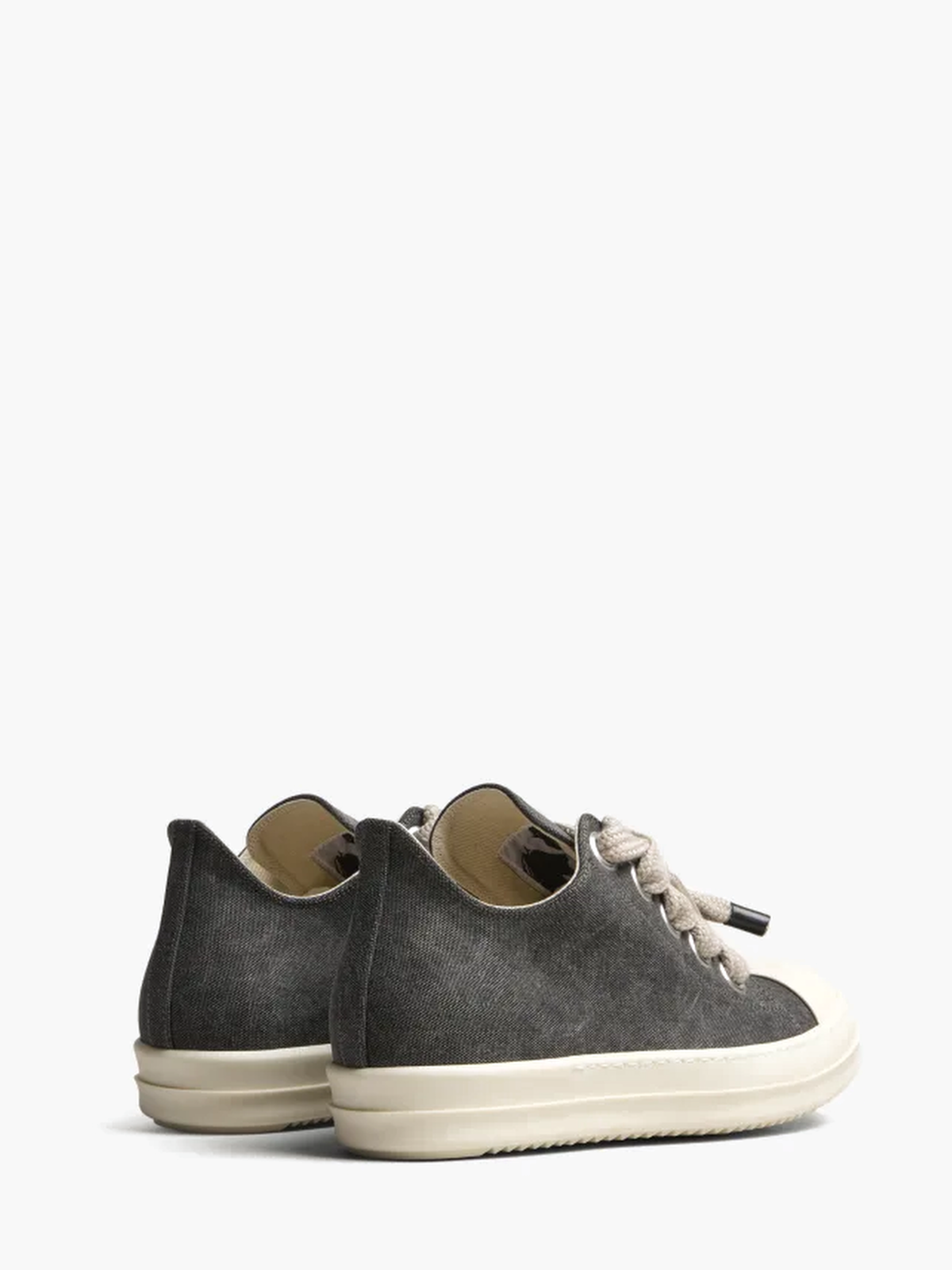 Rick Owens Sneakers RO13 Jumbolace Low Woven Gravel/Milk