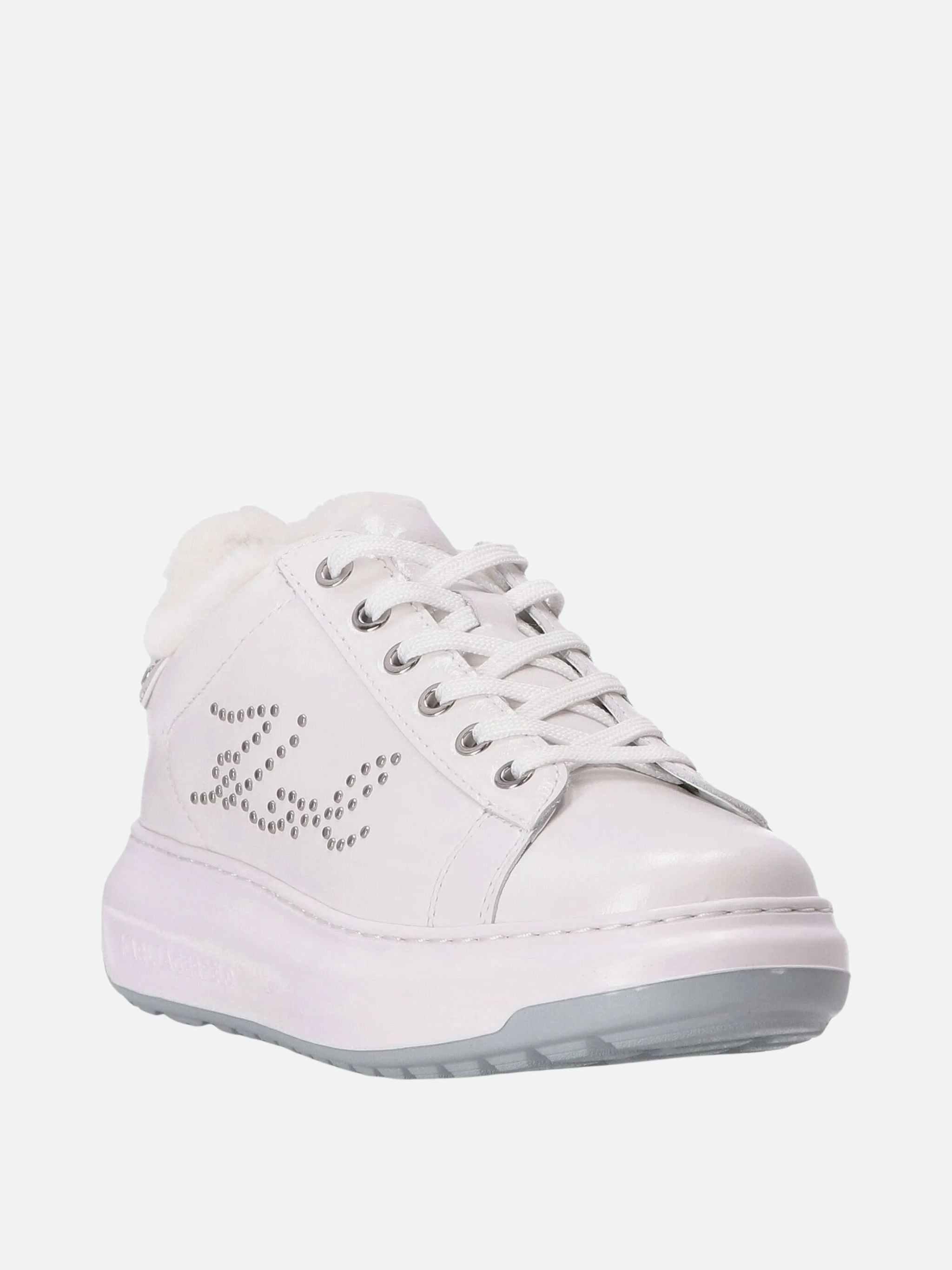 Karl Lagerfeld Sneaker Kll297 Kapri Lug Signia Studs Lo Lace White