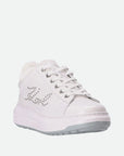Karl Lagerfeld Sneaker Kll297 Kapri Lug Signia Studs Lo Lace White-Silver