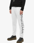 Moncler Track Pant Vertical Logo White