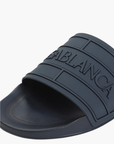 Casablanca Mens Pool Sliders Blue
